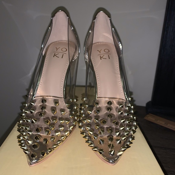 Yoki Gold & Clear Pump - size 7 BRAND NEW - Picture 3 of 9